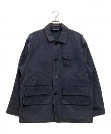 POLO RALPH LAUREN（ポロ・ラルフローレン）の古着「80-90's Duck Canvas Hunting Jacket」｜ネイビー