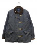 POLO RALPH LAURENポロ・ラルフローレン）の古着「ブランケットライナー オイルドクロス ファイヤーマンコート」｜ネイビー