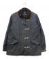 POLO RALPH LAUREN（ポロ・ラルフローレン）の古着「ブランケットライナー オイルドクロス ファイヤーマンコート」｜ネイビー