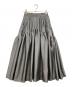 ELLIE（エリー）の古着「ドットフレアスカート」｜グレー