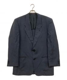 GIORGIO ARMANI（ジョルジョアルマーニ）の古着「シルクブレンド テーラードジャケット」｜グレー