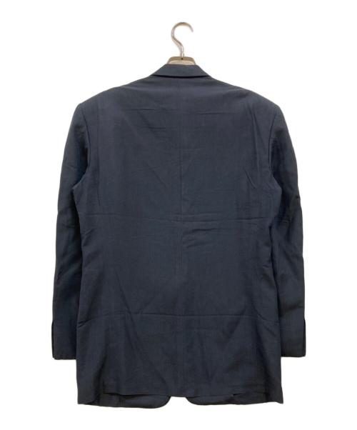 GIORGIO ARMANI（ジョルジョアルマーニ）GIORGIO ARMANI (ジョルジョアルマーニ) シルクブレンド テーラードジャケット グレー サイズ:48の古着・服飾アイテム