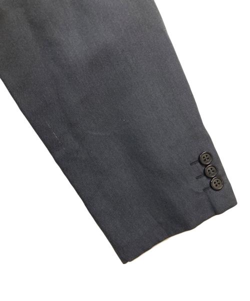 GIORGIO ARMANI（ジョルジョアルマーニ）GIORGIO ARMANI (ジョルジョアルマーニ) シルクブレンド テーラードジャケット グレー サイズ:48の古着・服飾アイテム