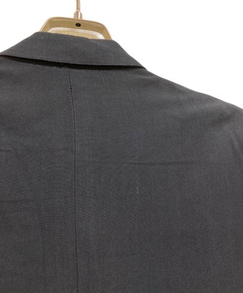 GIORGIO ARMANI（ジョルジョアルマーニ）GIORGIO ARMANI (ジョルジョアルマーニ) シルクブレンド テーラードジャケット グレー サイズ:48の古着・服飾アイテム
