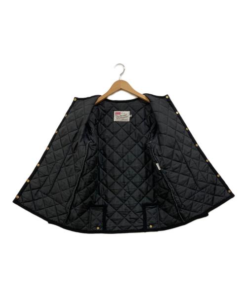 Traditional Weatherwear（トラディショナルウェザーウェア）Traditional Weatherwear (トラディショナルウェザーウェア) ARKLEY ノーカラーキルティングジャケット ブラック サイズ:36の古着・服飾アイテム