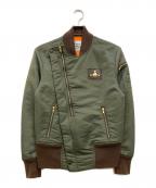 Vivienne Westwood manヴィヴィアン ウェストウッド マン）の古着「MA-1 RIDERS JACKET」｜カーキ