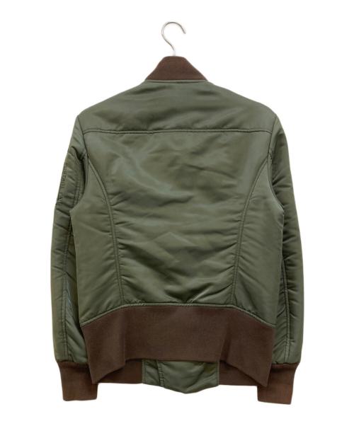 Vivienne Westwood man（ヴィヴィアン ウェストウッド マン）Vivienne Westwood man (ヴィヴィアン ウェストウッド マン) MA-1 RIDERS JACKET カーキ サイズ:44の古着・服飾アイテム