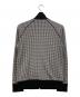 BURBERRY BLACK LABEL (バーバリーブラックレーベル) ホース刺繍 リバーシブル 千鳥柄 スイングトップジャケット ホワイト×ブラック サイズ:2：15000円