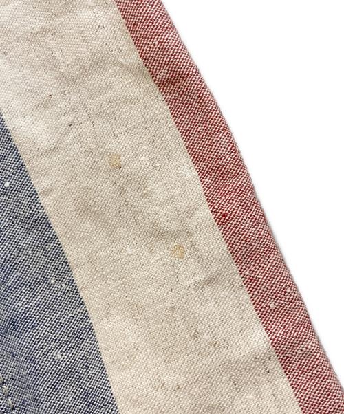 Vivienne Westwood（ヴィヴィアンウエストウッド）Vivienne Westwood (ヴィヴィアンウエストウッド) ストライプトートバッグ ピンク×グレーの古着・服飾アイテム