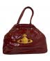 Vivienne Westwood（ヴィヴィアンウエストウッド）の古着「Croc-embossed patent leather Yasmin bag」｜レッド