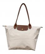 LONGCHAMPロンシャン）の古着「ルプリアージュ/トートバッグ」｜ベージュ