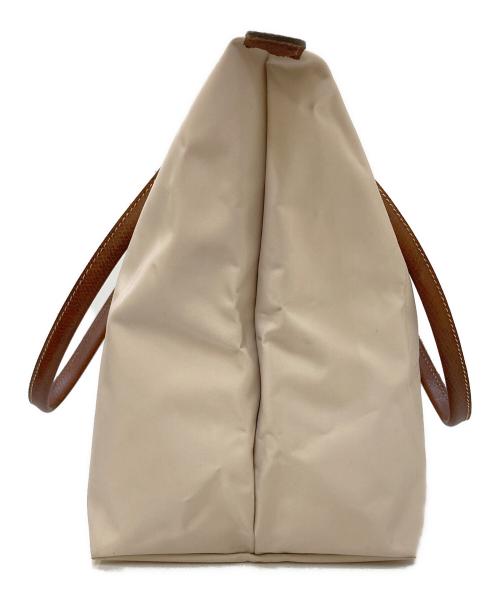 LONGCHAMP（ロンシャン）LONGCHAMP (ロンシャン) ルプリアージュ/トートバッグ ベージュの古着・服飾アイテム