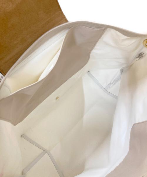 LONGCHAMP（ロンシャン）LONGCHAMP (ロンシャン) ルプリアージュ/トートバッグ ベージュの古着・服飾アイテム