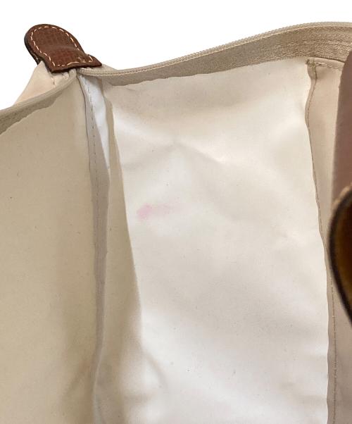 LONGCHAMP（ロンシャン）LONGCHAMP (ロンシャン) ルプリアージュ/トートバッグ ベージュの古着・服飾アイテム