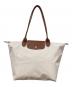 LONGCHAMP（ロンシャン）の古着「ルプリアージュ/トートバッグ」｜ベージュ