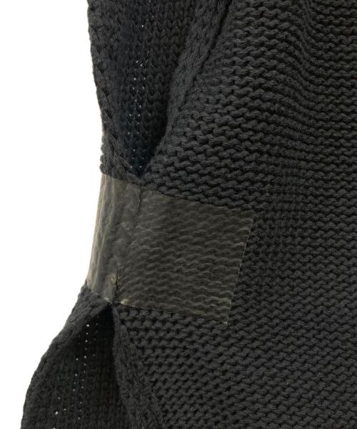 MM6 Maison Margiela（エムエムシックスメゾンマルジェラ）MM6 Maison Margiela (エムエムシックスメゾンマルジェラ) スリットデザインロングジレ ブラック サイズ:Sの古着・服飾アイテム