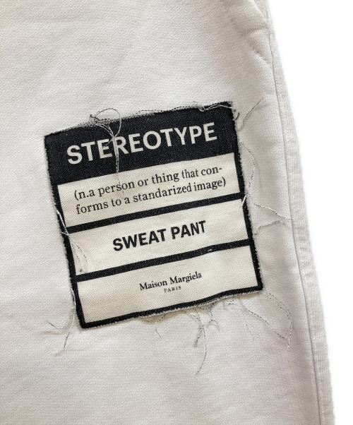 Maison Margiela（メゾンマルジェラ）Maison Margiela (メゾンマルジェラ) STEREOTYPE LOUNGE PANTS ホワイト サイズ:50の古着・服飾アイテム