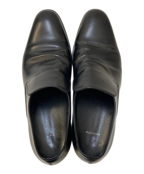 LAD MUSICIAN（ラッドミュージシャン）LAD MUSICIAN (ラッドミュージシャン) プレーントゥヒールシューズ ブラック サイズ:42の古着・服飾アイテム