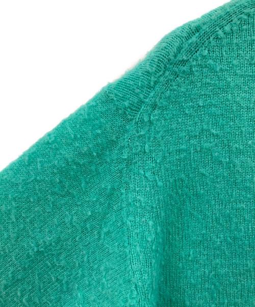 AURALEE（オーラリー）AURALEE (オーラリー) BRUSHED WOOL CASHMERE SILK KNIT P/O ブルー サイズ:1の古着・服飾アイテム