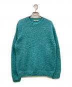 AURALEEオーラリー）の古着「BRUSHED SUPER KID MOHAIR KNIT PULL OVER」｜ブルー