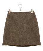 THE SHINZONEザ シンゾーン）の古着「HERRINGBONE MINI SKIRT」｜ブラウン