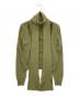 LEINWANDE（ラインヴァンド）の古着「RIBBON TIE CARDIGAN」｜グリーン