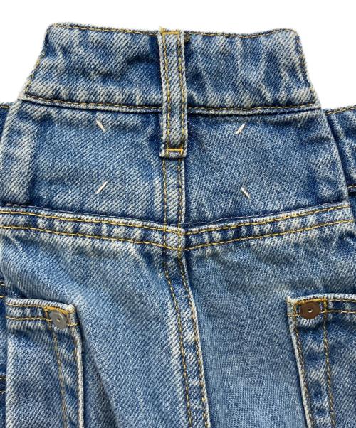 Maison Margiela（メゾンマルジェラ）Maison Margiela (メゾンマルジェラ) ウエスト切替 バギーデニムパンツ インディゴ サイズ:38の古着・服飾アイテム