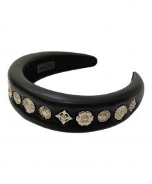 TOGA TOO（トーガ・トゥ）の古着「Leather headband1」｜ブラック