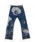 shoop (シュープ) STUDIOUS (ステュディオス) 別注 花柄プリント アートデニムパンツ インディゴ サイズ:Ｍ：26000円