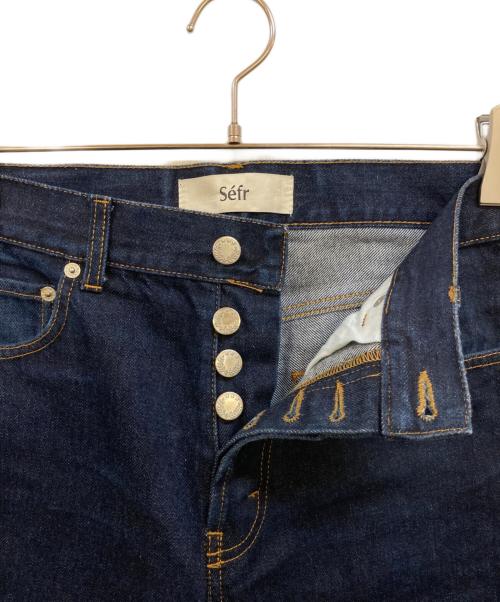 Sefr（セファ）Sefr (セファ) STRAUGHT CUT デニムパンツ インディゴ サイズ:30の古着・服飾アイテム