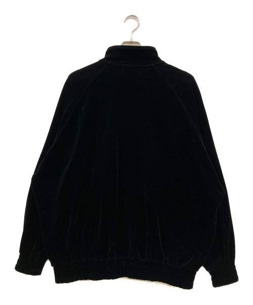 Graphpaper（グラフペーパー）Graphpaper (グラフペーパー) Compact Velour Track Jacket ブラック サイズ:1の古着・服飾アイテム