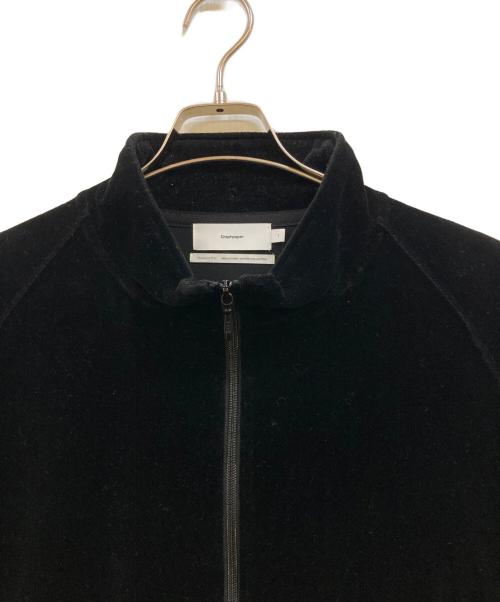 Graphpaper（グラフペーパー）Graphpaper (グラフペーパー) Compact Velour Track Jacket ブラック サイズ:1の古着・服飾アイテム