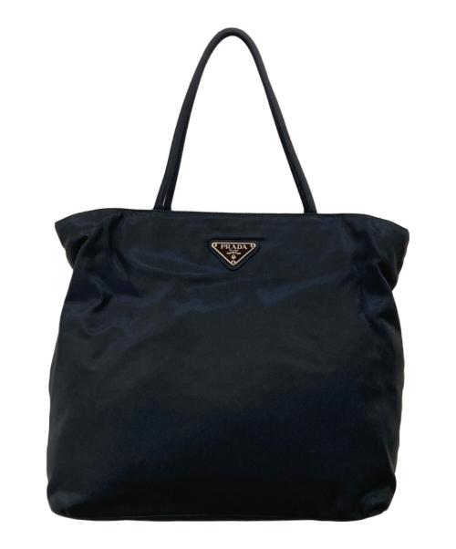 PRADA（プラダ）PRADA (プラダ) ナイロントートバッグ ブラックの古着・服飾アイテム
