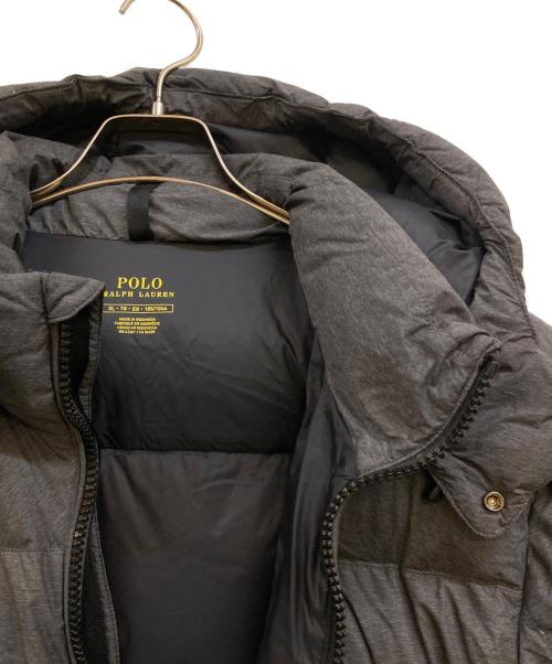 POLO RALPH LAUREN（ポロ・ラルフローレン）POLO RALPH LAUREN (ポロ・ラルフローレン) ポニー刺繍 ダウンジャケット グレー サイズ:XLの古着・服飾アイテム
