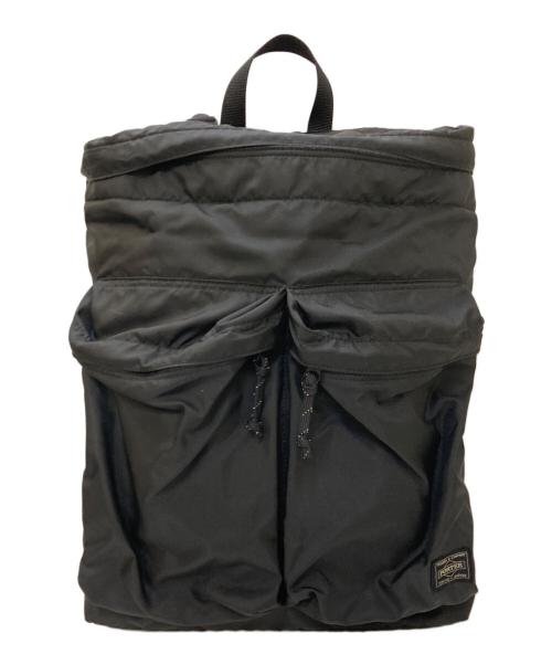 PORTER（ポーター）PORTER (ポーター) FORCE DAYPACK ブラックの古着・服飾アイテム