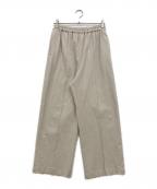 Curensologyカレンソロジー）の古着「シェルタリングパンツ ワイドパンツ」｜ベージュ