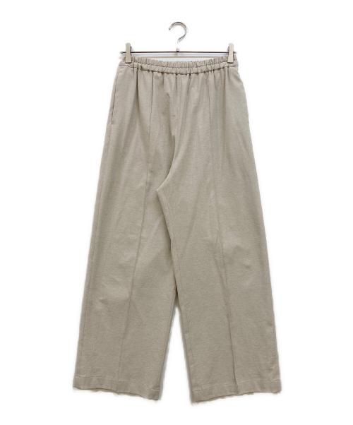 Curensology（カレンソロジー）Curensology (カレンソロジー) シェルタリングパンツ ワイドパンツ ベージュ サイズ:38の古着・服飾アイテム