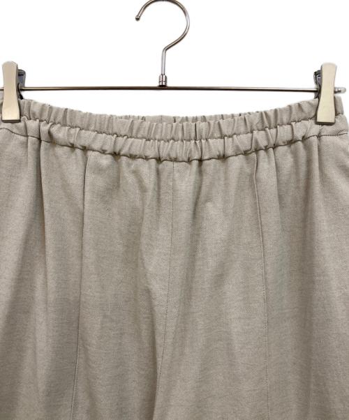 Curensology（カレンソロジー）Curensology (カレンソロジー) シェルタリングパンツ ワイドパンツ ベージュ サイズ:38の古着・服飾アイテム