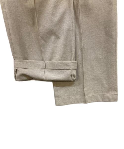 Curensology（カレンソロジー）Curensology (カレンソロジー) シェルタリングパンツ ワイドパンツ ベージュ サイズ:38の古着・服飾アイテム