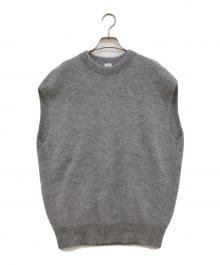 IENA LA BOUCLE（イエナ ラ ブークル）の古着「ファーニットノースリーブプルオーバー」｜グレー