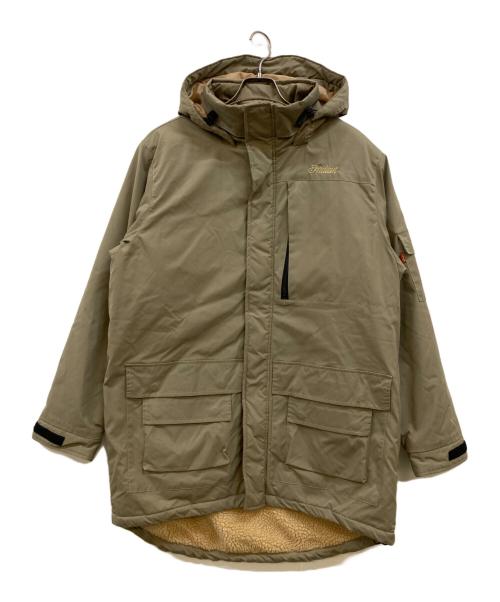 INDIAN MOTORCYCLE（インディアンモーターサイクル）INDIAN MOTORCYCLE (インディアンモーターサイクル) Multi Pocket Hoody カーキ サイズ:Lの古着・服飾アイテム
