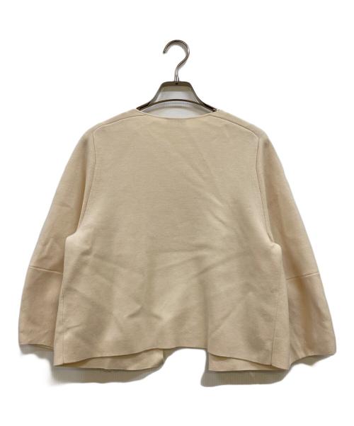 Cruciani（クルチアーニ）Cruciani (クルチアーニ) フリンジポケット カーディガン ベージュ サイズ:Mの古着・服飾アイテム