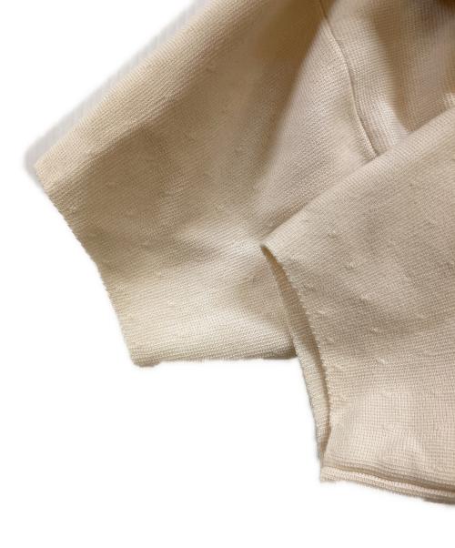 Cruciani（クルチアーニ）Cruciani (クルチアーニ) フリンジポケット カーディガン ベージュ サイズ:Mの古着・服飾アイテム