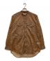 Engineered Garments（エンジニアドガーメンツ）の古着「Banded Collar Shirts-Leopard」｜ブラウン