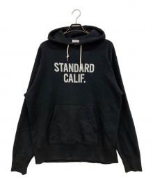 STANDARD CALIFORNIA（スタンダードカリフォルニア）の古着「SD LOGO HOOD SWEAT」｜ブラック