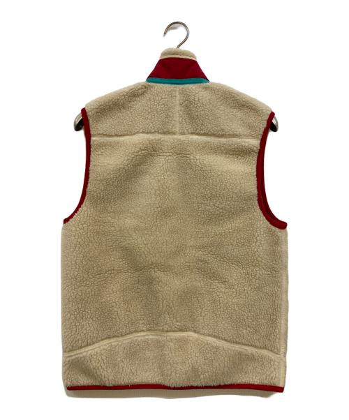 Patagonia（パタゴニア）Patagonia (パタゴニア) クラシックレトロＸベスト アイボリー×レッド サイズ:Sの古着・服飾アイテム