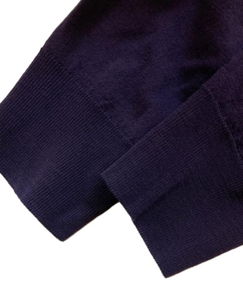 JOHN SMEDLEY（ジョンスメドレー）JOHN SMEDLEY (ジョンスメドレー) ウールニットカーディガン パープル サイズ:Ｍの古着・服飾アイテム