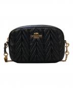 COACHコーチ）の古着「2WAYギャザーウエストバッグ」｜ブラック