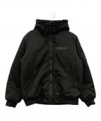 AVIREXアヴィレックス）の古着「中綿フーデッドジャケット」｜ブラック
