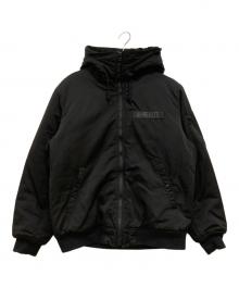 AVIREX（アヴィレックス）の古着「中綿フーデッドジャケット」｜ブラック